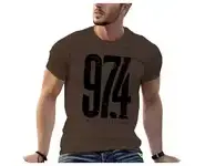 TSHIRT 97.4 marron