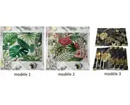 set de table réunion tissu