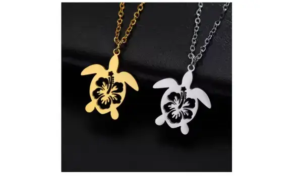 pendentif TORTUE H. + chaine