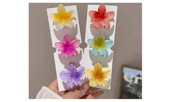 Lot 6 pinces FLEUR REUNION