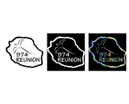 STICKERS 974 paille en queue