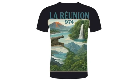TSHIRT 974 RÉUNION