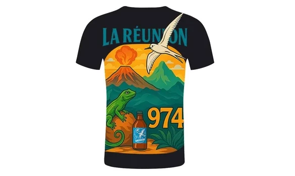TSHIRT 974 RÉUNION