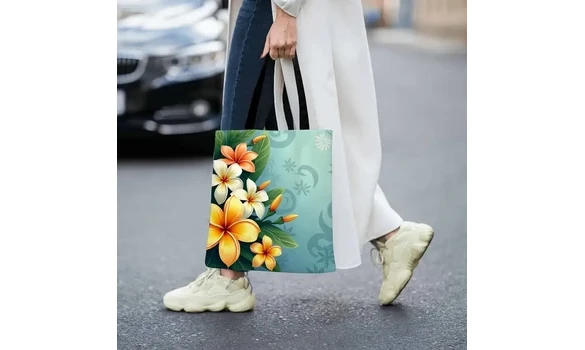 Sac de plage frangipanier