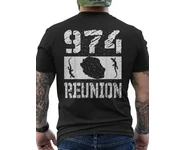 TSHIRT 974 Réunion margouillat