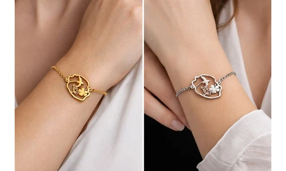 Bracelet carte Réunion 974