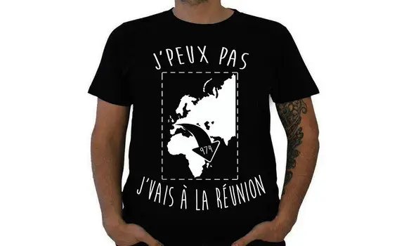 TSHIRT 974 JPEUX PAS