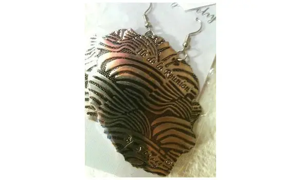 Boucles d'oreilles REUNION ALU