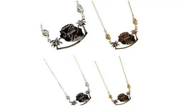 COLLIER CARTE REUNION