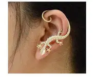 Boucle d'oreille margouillat