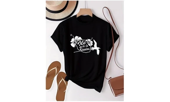 Tshirt carte femme