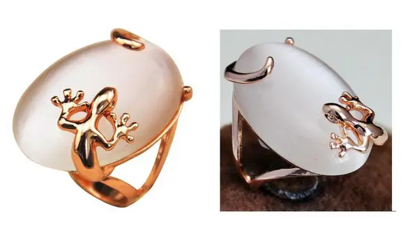 Bague Opale Plaqué or