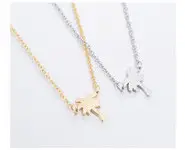 Pendentif palmier + chaine