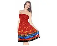 ROBE 974 rouge orangé