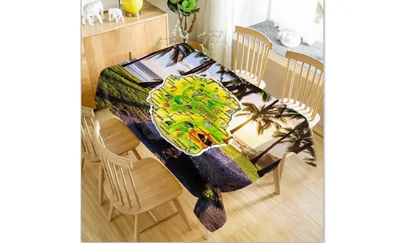 Nappe Carte Réunion