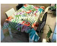 Nappe flamant hibiscus