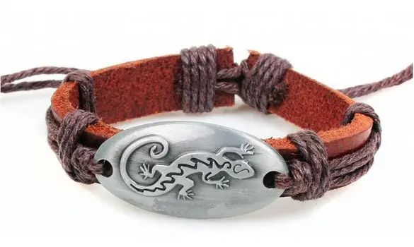 Bracelet margouillat corde