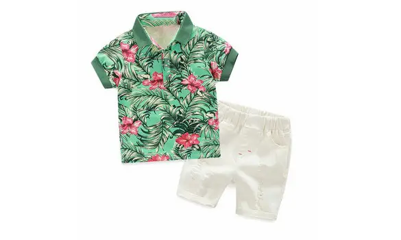 ENSEMBLE POLO TROPICAL
