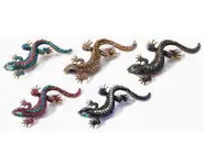 BROCHE Margouillat Strass