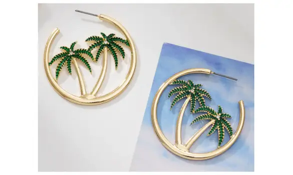 Créoles Palmiers verts