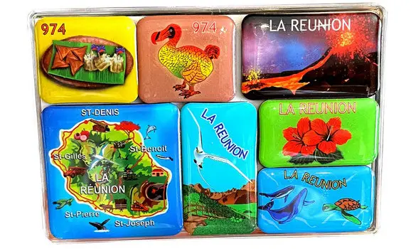 Lot de 7 Magnets
